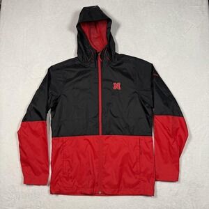 Nebraska Cornhuskers Jacket Mens Small Columbia Hooded Windbreaker NCAA Football
